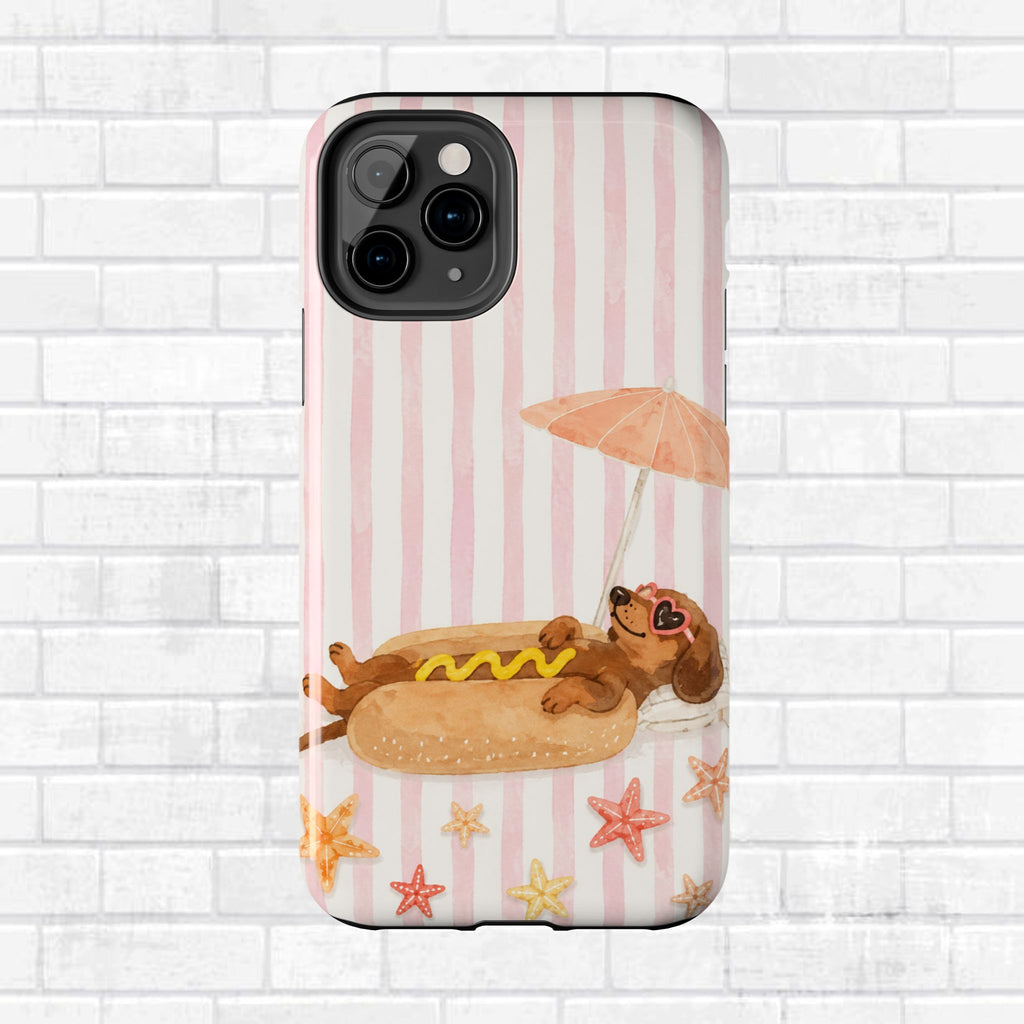 Chillin Dashshund Phone Case