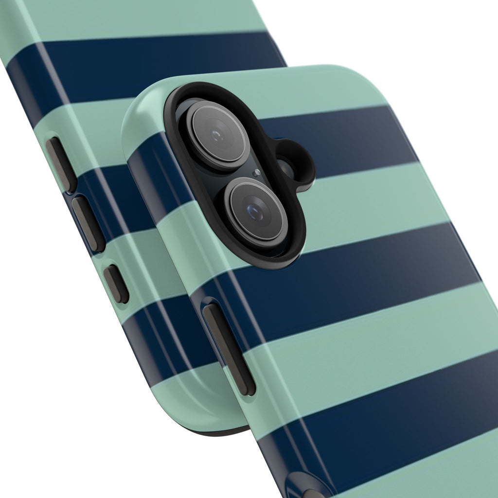 Navy and Teal Phone Case