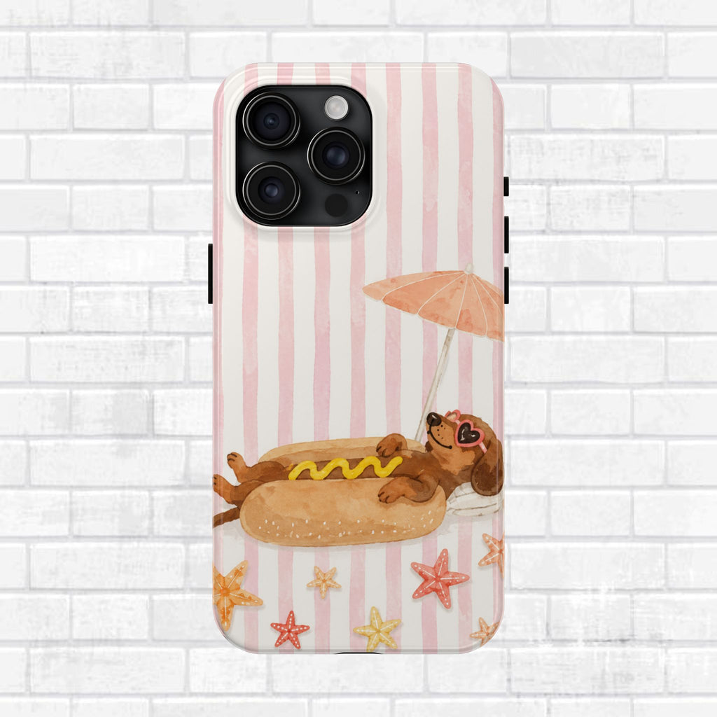 Chillin Dashshund Phone Case