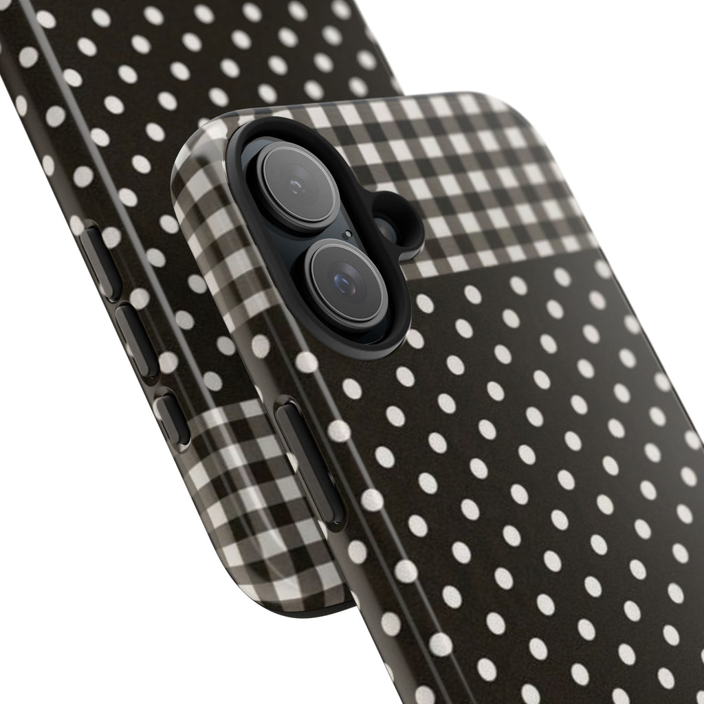 Mixed Patterns Polka Dots/Strips Phone Case