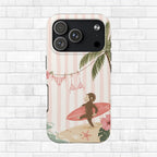 Pink Curious George Phone Case