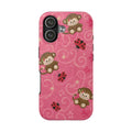 Whimsical Monkey & Ladybug Phone Case