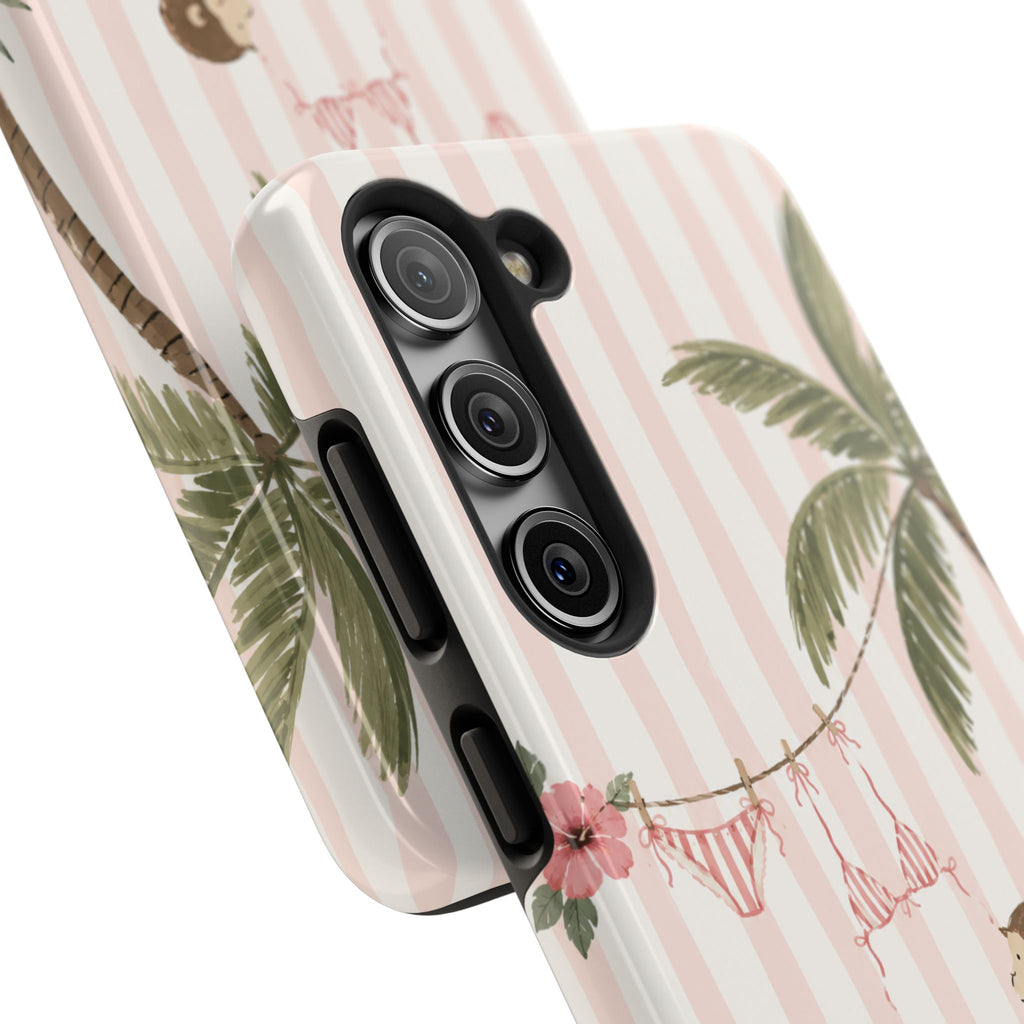 Pink Curious George Phone Case