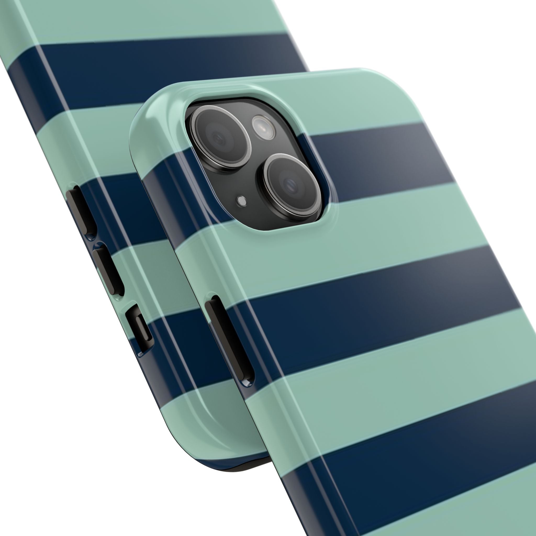 Navy and Teal Phone Case