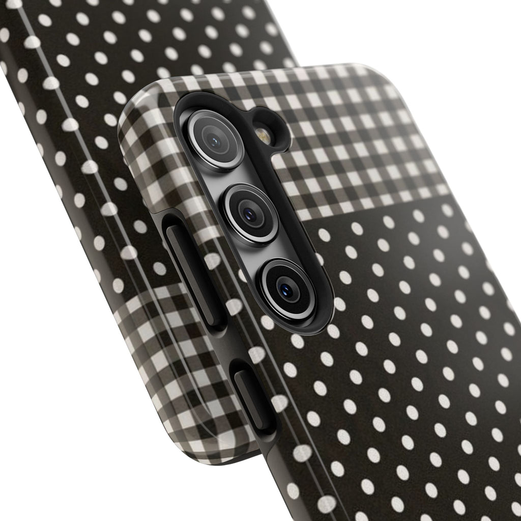 Mixed Patterns Polka Dots/Strips Phone Case