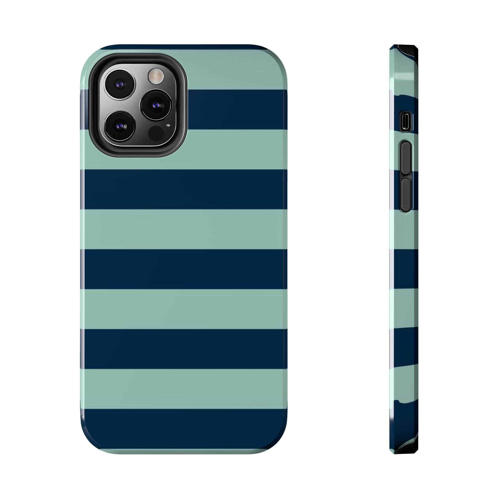 Navy and Teal Phone Case