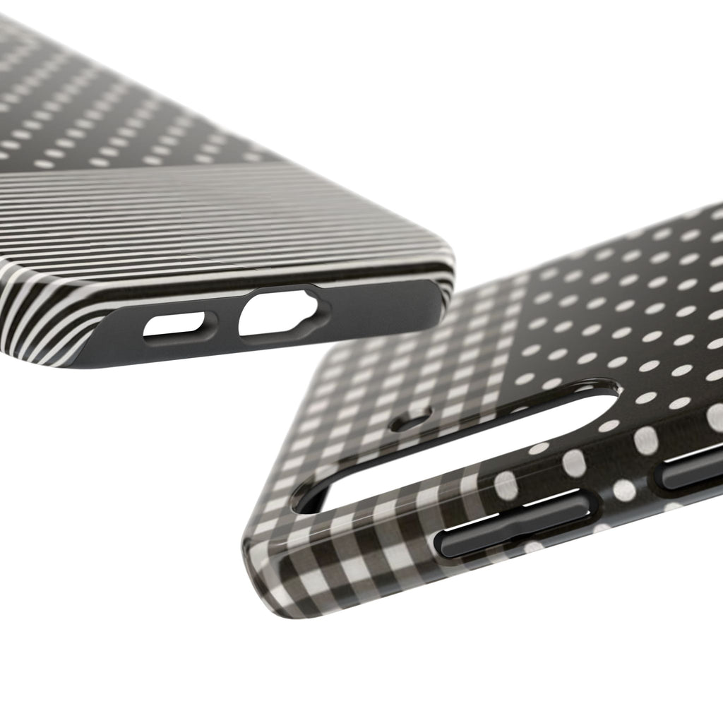 Mixed Patterns Polka Dots/Strips Phone Case