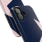 Navy Light Pink Stars Phone Case